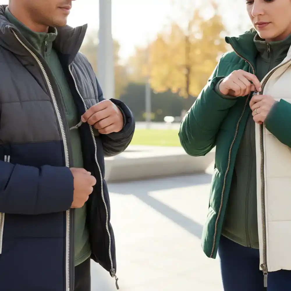 Adaptive jackets with easy zip technology