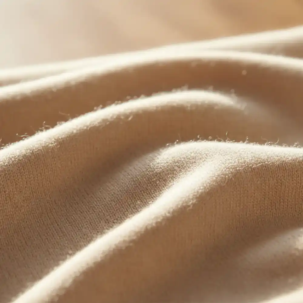 Close up of soft, stretchy fabric